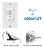Sensor De Movimiento Infrarrojo Baw Sens150 Blanco Para Caja 10x5 - Image 2