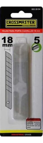 Hoja De Cutter Puntas Removible 18mm X5u Crossmaster 9932894