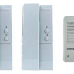 Portero Eléctrico Commax 2 Teléfonos Intercomunicados 220v Blanco