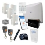 Kit Alarma X-28 Full Anti Mascotas 8 Zonas Con Comunicador Blanco