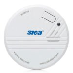 Detector De Humo Autonomo C/ Bateria 9v Sica Blanco