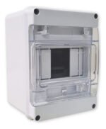 Tablero Pilar Ip55 4 Bocas Gris Conextube