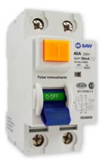 Disyuntor Diferencial Bipolar 2x40 Amp 30ma Baw