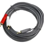 CABLE PLUG 3.5 MACHO A 2 RCA MACHO 1.8 MTS VAPEX