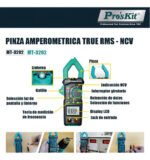 Pinza Amperometrica Proskit Mt-3202 Ac Capacimetro True Rms - Image 7