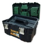 Caja De Herramientas + Candado Jadever Jdtb3316 Con Bandeja Verde Musgo - Image 4