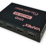 Splitter Hdmi Activo 1x4 4k 30hz Vapex Negro