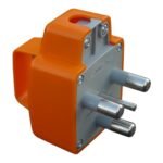 Ficha Industrial 3x32A + Tierra Naranja MIG