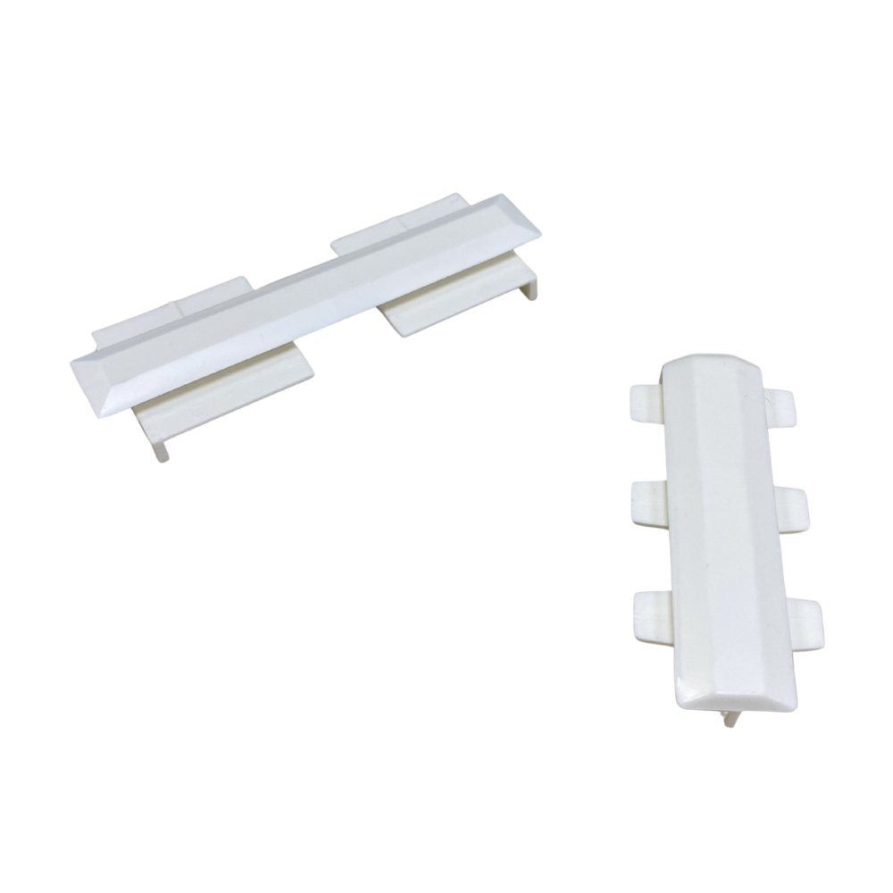Embellecedor Acople Recto 100x50 Blanco ASSANO Accesorio 100x50 Acople Recto Blanco ASSANO - Image 1