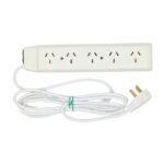 Zapatilla 5 Tomas con Cable de 3m Normalizado Blanco Cambre