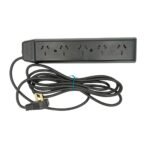 Zapatilla 5 Tomas con Cable de 3m Normalizado Negro Cambre