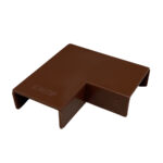 Accesorio 20x10 Curva Plana Marron Kalop