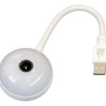 Cámara Seguridad Wifi Lente Fijo Full Hd Vision Nocturna Usb Blanco