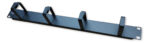 Organizador De Cables 4 Ganchos Rack 19 Organizador 1u Negro