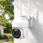 Camara De Seguridad Wifi 3mpxl Audio Exterior Pronext Blanco
