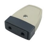 Ficha Hembra 2 Agujeros Redondos Marfil Kalop