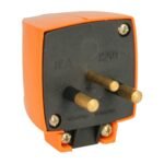 Ficha Industrial 2x16A + Tierra Naranja Kalop