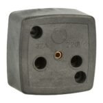 Base Industrial 2x32A + Tierra Grafito Kalop