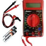 Tester Digital Zurich Zr160 Con Buzzer Puntas Y Pilas