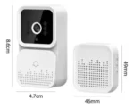 Portero Timbre Inalambrico Wifi Con Camara Hd App Smart Life Blanco - Image 5