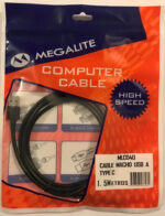 Cable Usb C 3.0 Carga Rápida Megalite 1.5m Negro Tipo C - Image 4