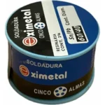 Soldadura Estaño Eximetal 60/40 0.7mm Rollo 250g Para Pistola Lápiz