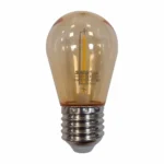 Lampara Led Filamento S14 1W E27 Luz Ambar