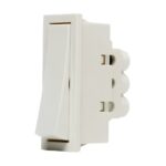 Pulsador 10A 1 Módulo Blanco Sica Silight Brava