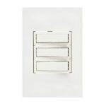 Bastidor Armado 3 Interruptores Blanco Sica Silight Brava