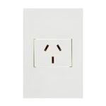 Bastidor Armado 1 Tomacorriente 20A Blanco Sica Silight Brava
