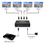 Splitter Hdtv 1x4 4k Uhd 2k Full Hd 3d Para 4 Pantallas - Image 7