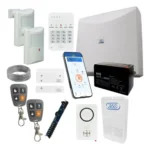 Kit Alarma Inalambrica X28 4 Zonas Completo Blanco