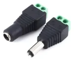 Pack X 5 Pares De Fichas Plug Macho Y Hembra 5,5x2,1mm