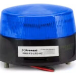 Luz Estroboscópica Led De 77mm De Diámetro F3 Azul Pronext