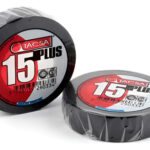 Cinta Aisladora Pvc Plus 20m Cinta Asilante Negra X5 Rollos