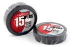 Cinta Aisladora Pvc Plus 20m Cinta Asilante Negra X5 Rollos