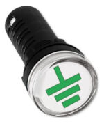 Ojo Buey Piloto Indicador De Tierra Verde 220v Baw