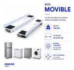 Soporte Carrito Extensible Para Heladeras Lavarropas Nakan - Image 2