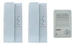 Portero Eléctrico Commax 2 Teléfonos Intercomunicados 220v Blanco