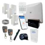 Kit Alarma X-28 Full Anti Mascotas 8 Zonas Con Comunicador Blanco