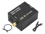 Conversor Audio Toslink Optico O Coaxial A Rca Con Bluetooth