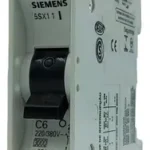 Termica Din Unipolar Siemens 6a Curve B 380v 5sx1