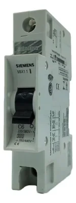 Termica Din Unipolar Siemens 6a Curve B 380v 5sx1