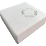Campanilla Timbre De Aplicar 10x10 Con Transformador 220v Blanco