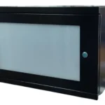 Rack De Amurar 6u 19  Negro Puerta Con Cerradura Negro