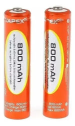 Pilas Recargables Aaa 800mah Vapex Para Multiples Usos