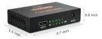 Splitter Hdtv 1x4 4k Uhd 2k Full Hd 3d Para 4 Pantallas - Image 3