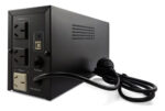 Ups Estabilizador 650va Con Led Metalico Pronext Negro - Image 2