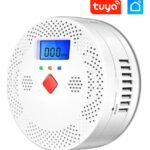Detector De Monóxido De Carbono Smart Wifi Smart Life Tuya Blanco