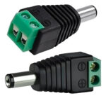Fichas Plug Macho Alimentacion Camaras 2.1x5.5 Bolsa De 100